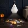 E27 LED Projection Lamp Christmas Lamp, 180-degree Rotation Halloween Themed Ceiling Light, Festive Home Decor Light Bulb for Kids Bedroom, Decorative