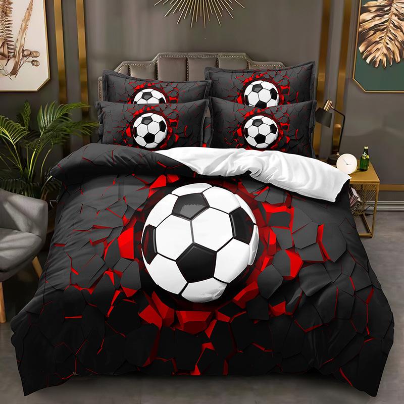 Fashion Technology Printing, 3D Digital Printing, Bedding, Duvet Covers, Pillowcases, Three-piece Sets