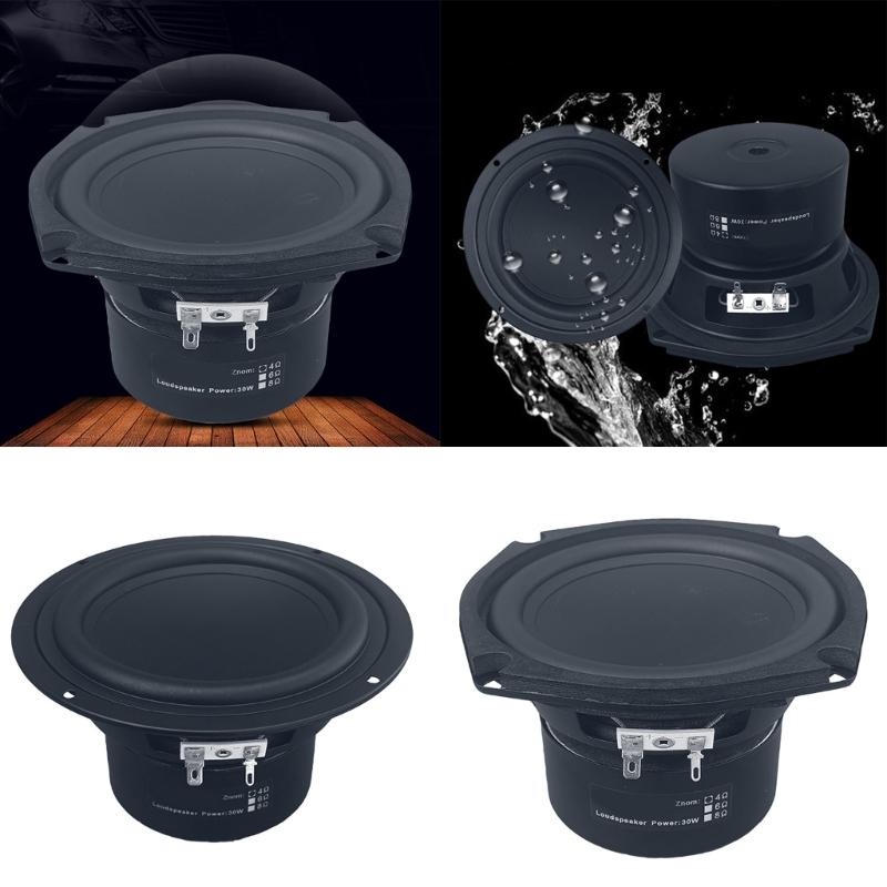 5.25Inch 4Ohm Subwoofer Hifi Speaker Component Metal Horn for Deep Bass and Immersive Sound Experience Accessory