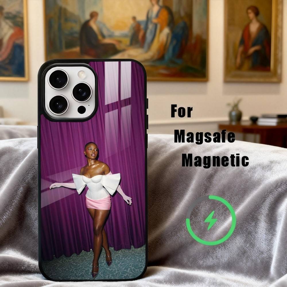 Radiant J-Joy S-Sunday Actress Phone Case For iPhone17,16,15,14,13,12,11 Plus,For Magnetic Wireless Charge Cover
