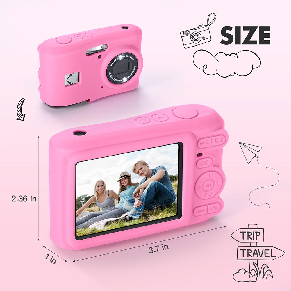 Soft Silicone Digital Camera Body Case For KODAK PIXPRO FZ45 Shockproof Protective Case Skin Cover with Lanyard Camera Sleeve