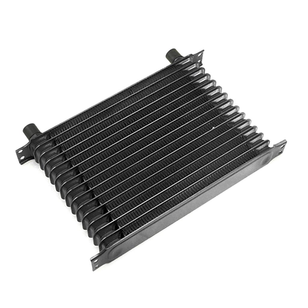 7/10/13/15 Rows Oil Coolers Kit 10AN Transmission Engine Coolers Universals Aluminium Black Car Engine Cooling