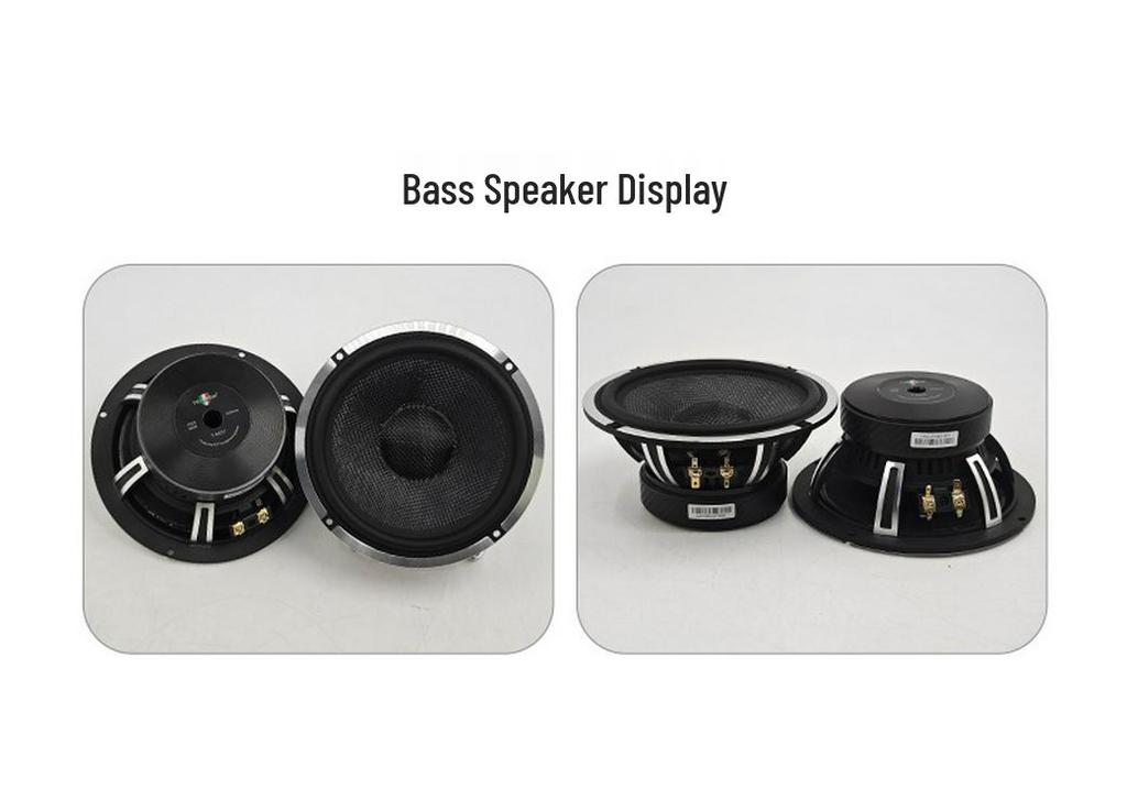 Three-Way High Power Car Audio Component Speaker Set