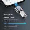 USB 3.1 auf USB 3.1/Typ-C-Adapter Mini Stecker/Buchse Konverter USB3.1 Gen 2 Lade- und Datenübertragungsstecker 10 Gbit/s
