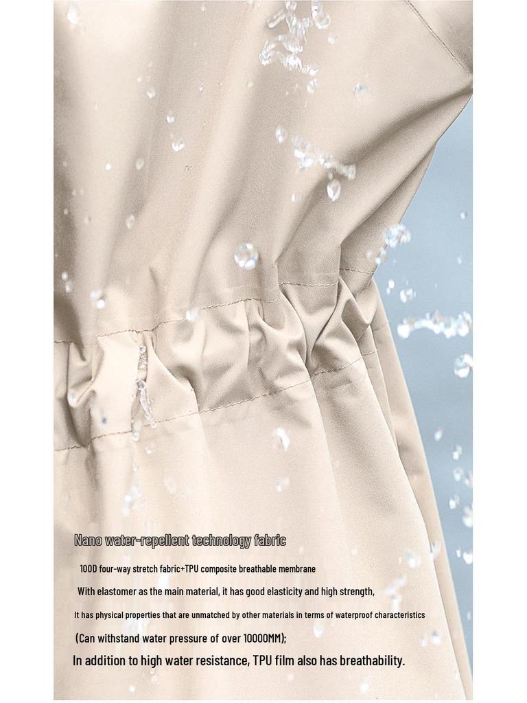 Větruodolné pončo trenčkotu pro celé tělo: Větruodolné, Rychleschnoucí Venkovní Svrchní Oblečení