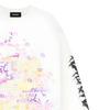 We11done FW23 Cracked Letter Logo Printed Long Sleeve T-Shirt Unisex Tops White WD-TT3-23-756-U-WH