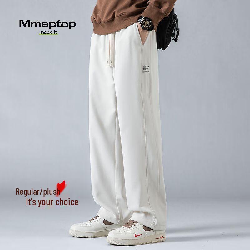 MMOPTOP Men's Loose Straight Leg Casual Pants CJ01