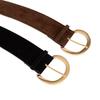 Niche Retro Waist Seal Simple Suede Suede Needle Buckle Belt Women's Versatile Black Wide Belt Belt Belt