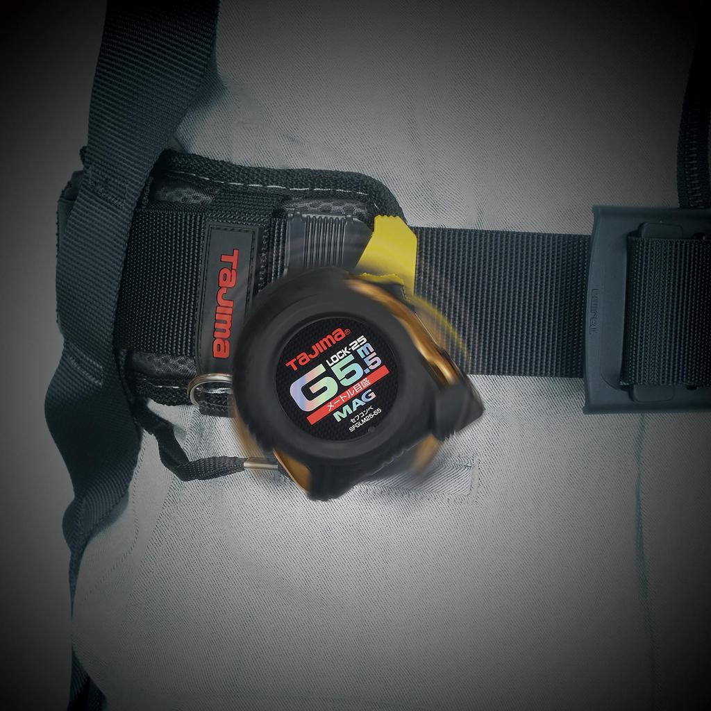 Tajima Rotating Safe Convex Mag Claw G-Lock 25, 5.5m, RSFGLM25-55BL