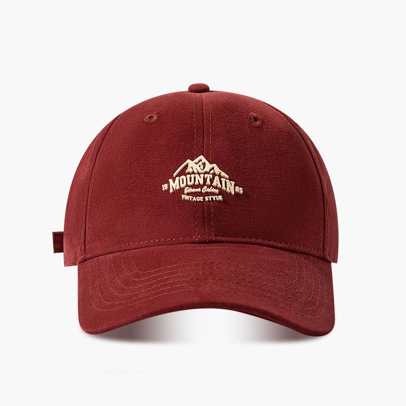 Hat Female Peak Cap Spring and Autumn Fashion Soft Top Baseball Cap Couple Dark Green Sun Hat Men