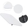ACROPIX Front Left Right Side Bumper Headlight Washer Nozzle Cover Cap Fit for Porsche Cayenne 92A 2011-2014 NO.95862830200 - Pack of 2 White