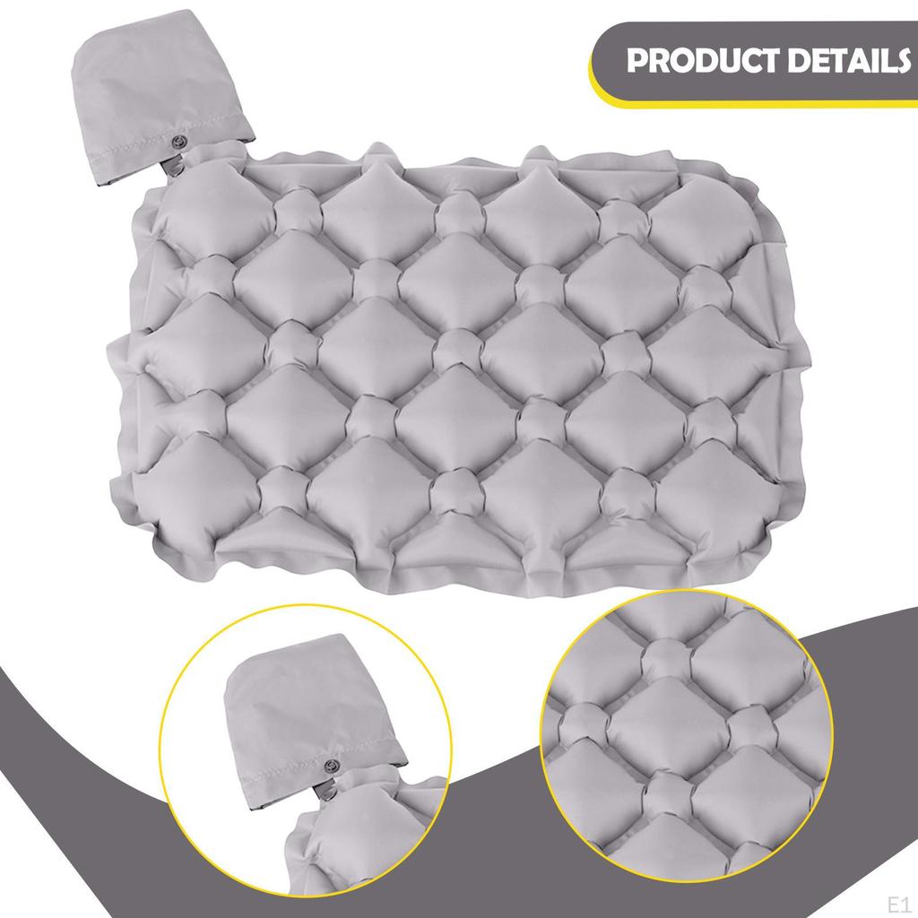 Inflatable Seat Cushion Air Sitting Mat Portable Chair Breathable Pad Waterproof Tear