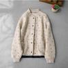 Mom's Plus-Size Women's Casual Baseball Hoodie Jacket - Autumn/Winter Fashion