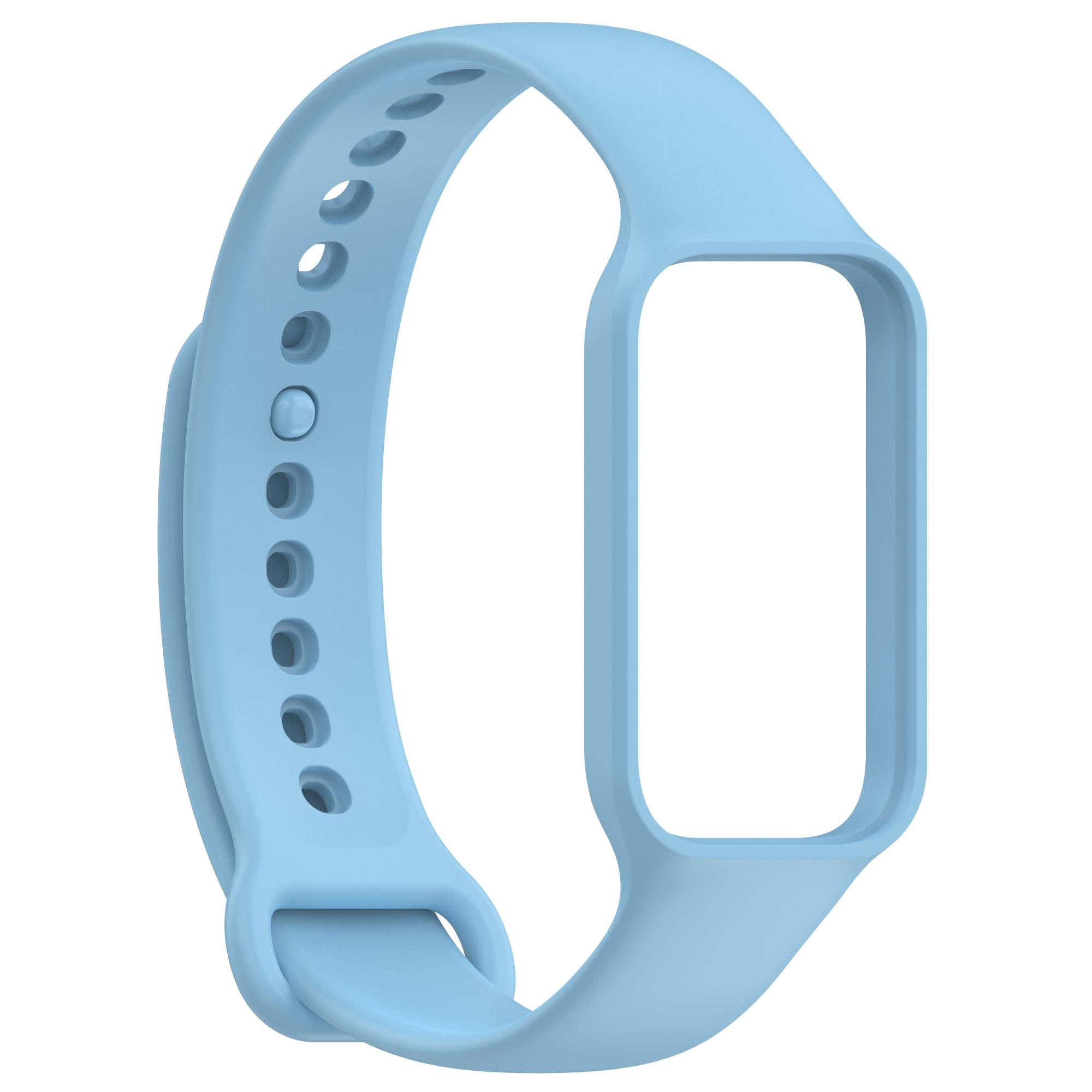 

2 в 1 Для Xiaomi Band 8 Active Ремінець для годинника Високоякісний Міцний та М який Силіконовий Ремінець з Захисною Рамкою-Чохлом For Mi Band 8 Active