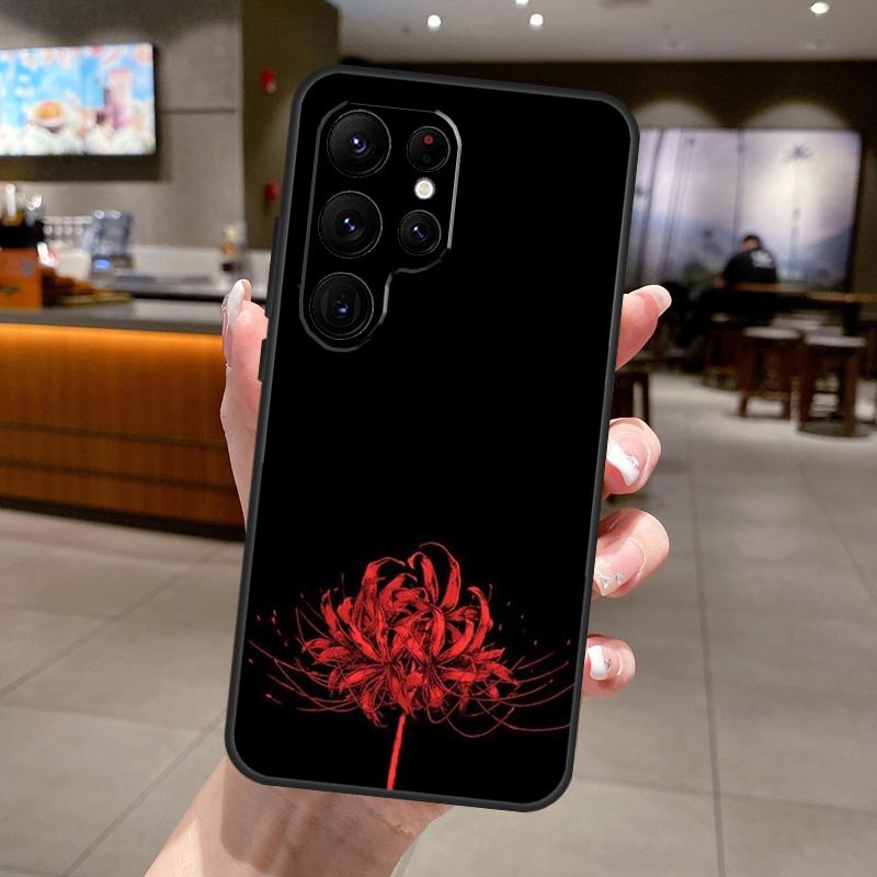 Lycoris radiata Phone Case For Samsung Galaxy S25 S24 Ultra S23 S22 S21 FE S9 S10 S20 Plus S24 FE Soft Cover