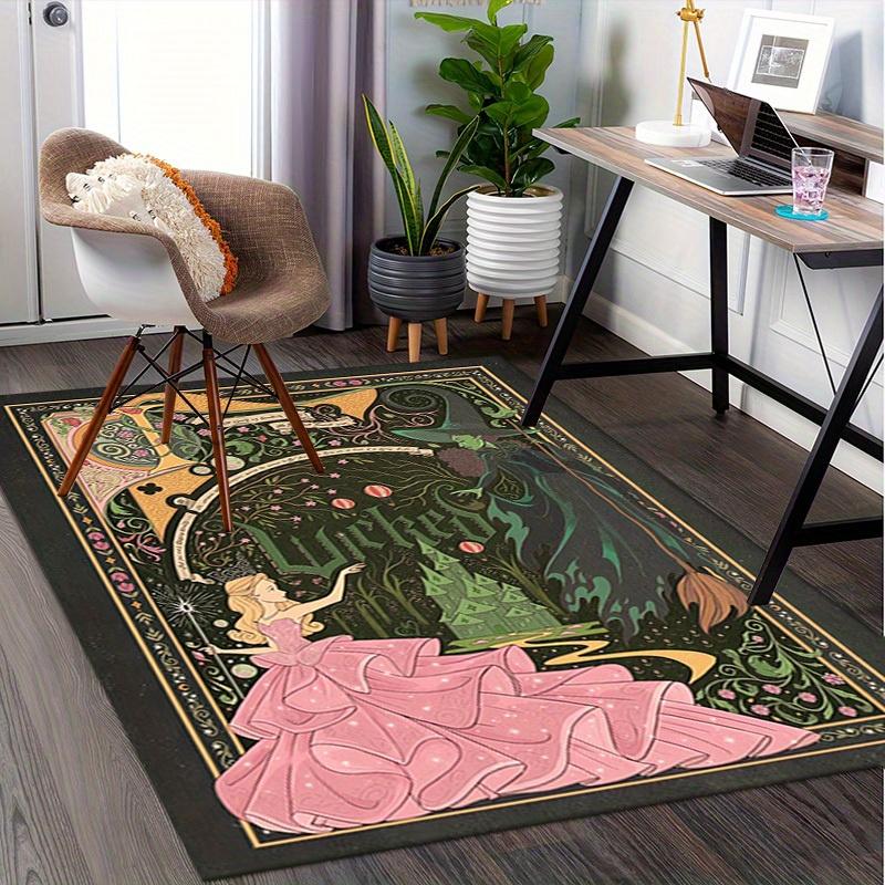 Office Carpet-Wicked Cozy: Add a Touch of Magic with Our Enchanted Sofa Rug for Ultimate Comfort!a012