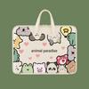 Cute Cartoon Animal Laptop Handbag Waterproof Shockproof Notebook Sleeve Bag Fits 13.3-16 Inch Carry Bag Attach To Luggage