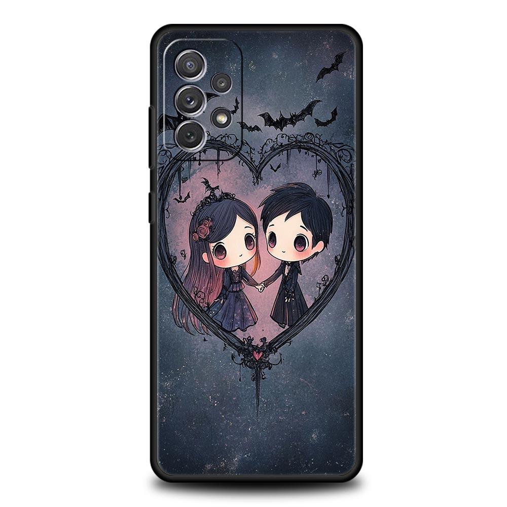 

Cartoon Art Phone Case for Samsung Galaxy A55 A35 A15 A14 A13 A25 A54 A51 A71 A72 A73 A32 A52 A41 5G Soft TPU Shell Fundas Capas samsung a72