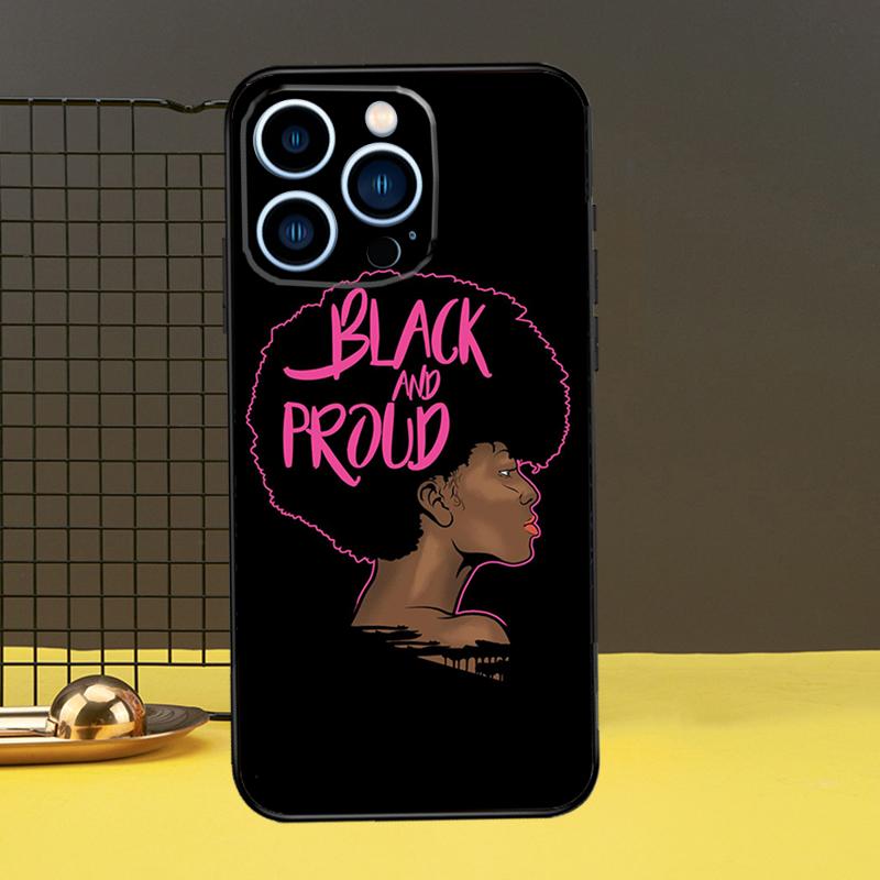 Beautiful Black Afro Girl Funda For iPhone 12 13 Mini 11 14 16 15 Pro Max XS X XR 7 8 14 16 15 Plus Phone Case