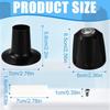 4Pcs Bathroom Faucet Handle Upgrade Kit Sturdy Kirsite Shower Controlling Knob Accessories Shower Handle Kit