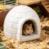 Hamster House For Cage Cooling Resin Gerbil Shelter Summer Chinchilla Habitat For Pet Parents Animal Lovers Kids Teens Adults