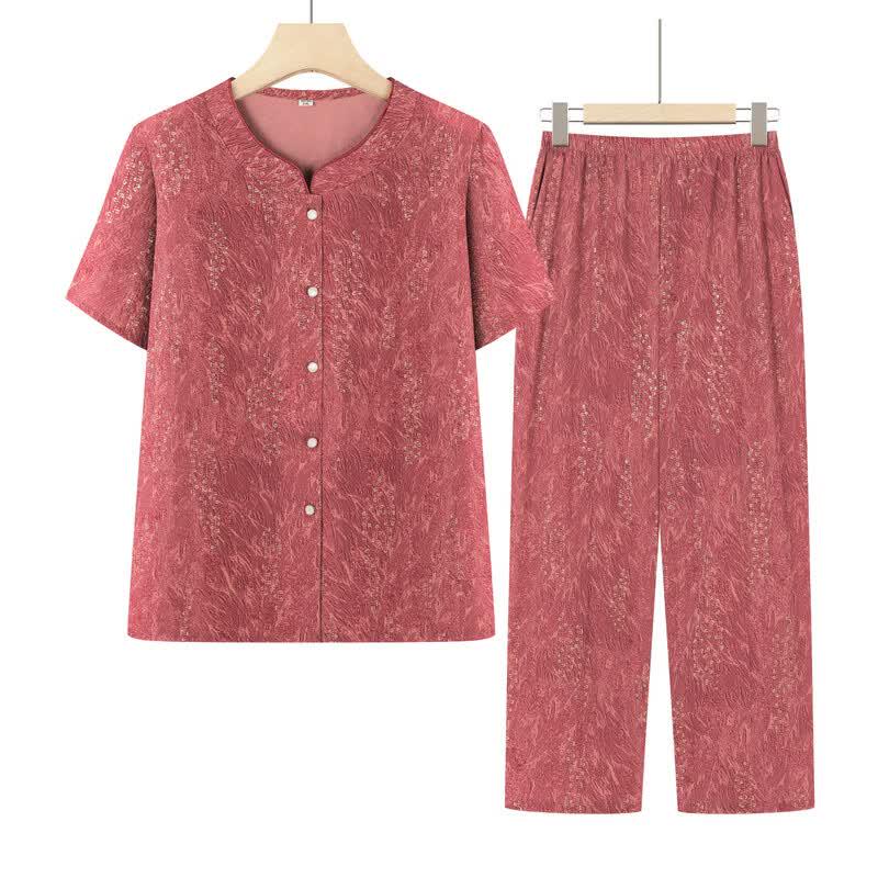 YUZHAOLIN Women's Summer Short Sleeve T-Shirt Set
