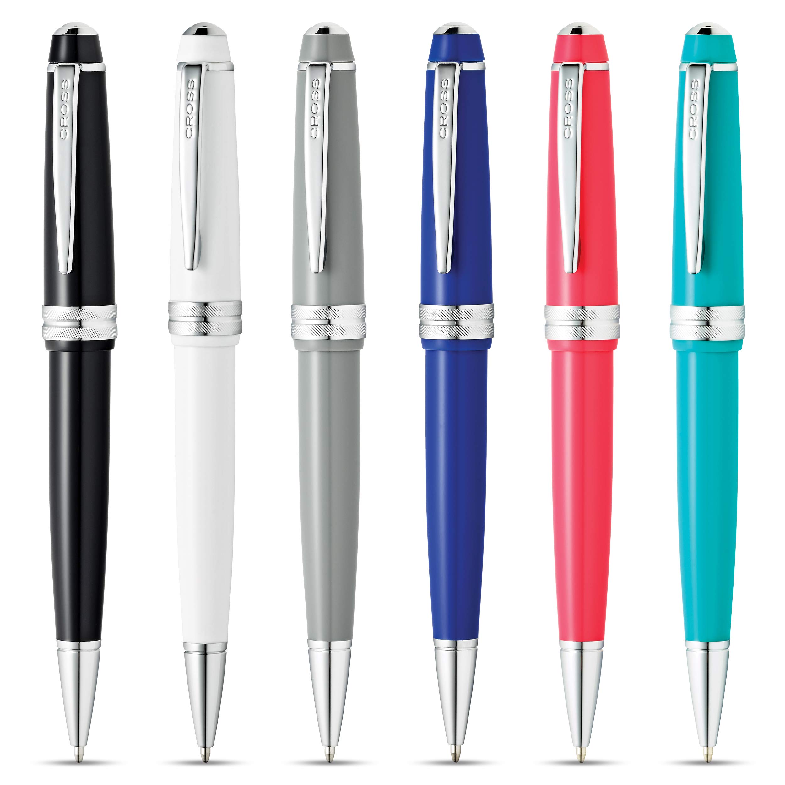 Cross Bailey Light Polished Resin Refillable Ballpoint Pen, Medium Ballpen, Includes Premium Gift Box - Glossy Grey 1 Count (Pack of 1) серый