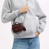 Coach Trail 15 Zipper Closure Glove Tanned Leather Mini Handbag Women handbag Maple CCY84-LHMPL
