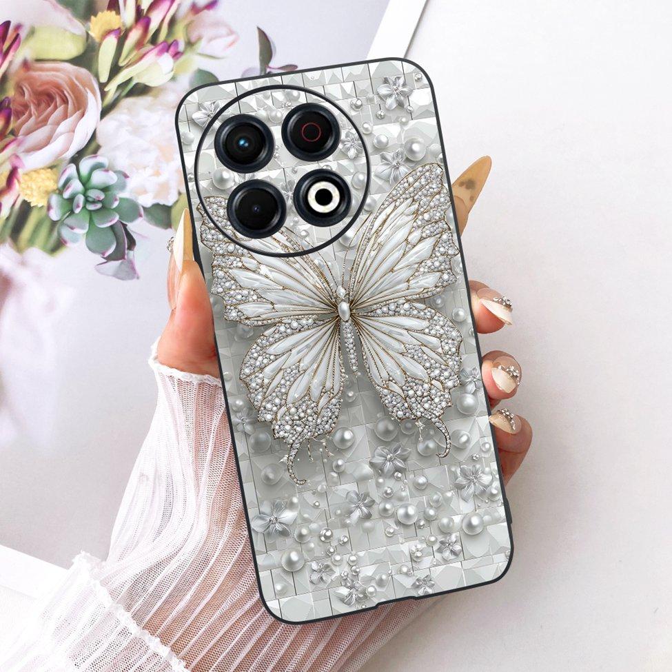 Phone Case For Tecno Spark 30 Pro 4G Cover KL7 Luxury Fashion Cute Cat Funny Painted Bumper For Tecno Spark 30 Pro 4G Casing