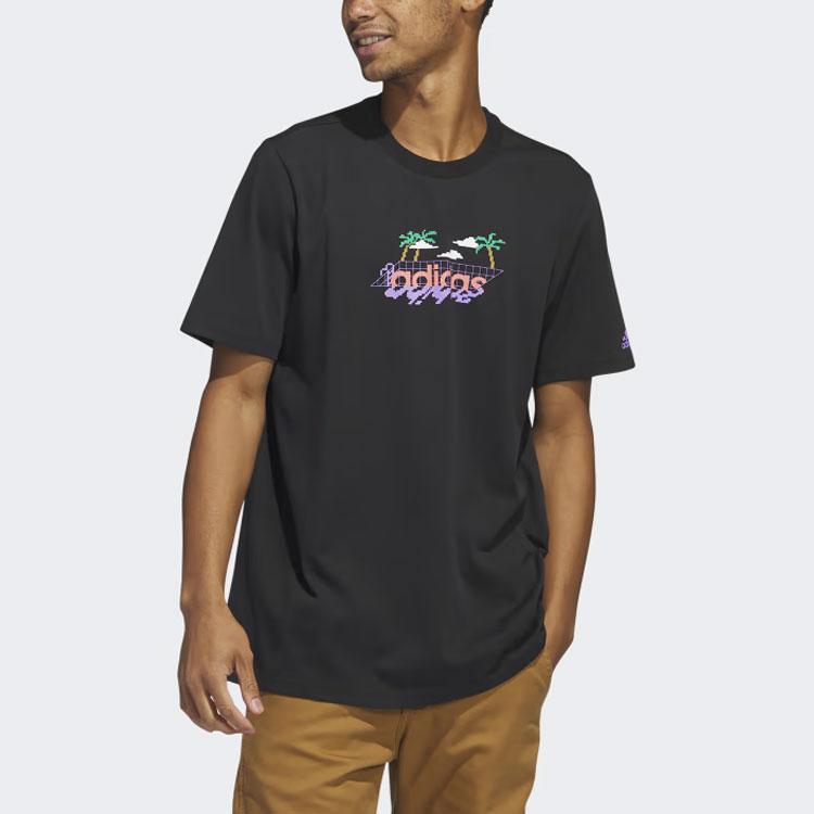 New Adidas T Shirts Men's Black HS2530