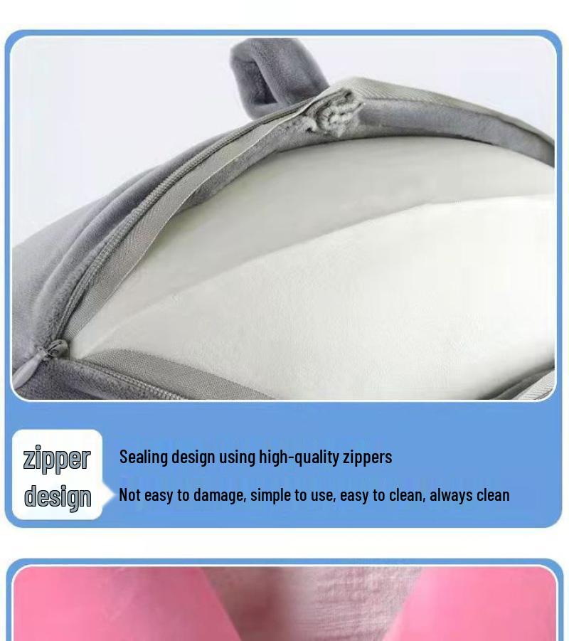 Solid Color U-Shaped Neck Pillow for Travel, Car, Office, or Napping - Cervical Support & Customizable Gift Option
