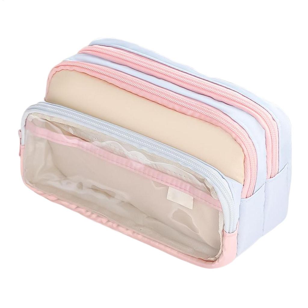 Pencil Case Large Capacity Pencil Pouch Handheld Pen Bag Portable  Multifunctional Student Stationery Storage Bag for School