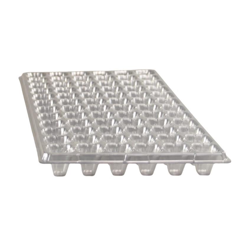 KEYSHEEL 72-Cell Transparent Plastic Seedling Trays