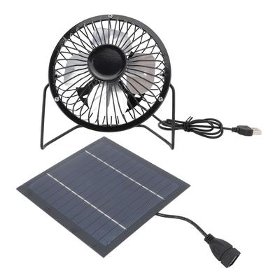 Solar Panel Powered Fan 5W Solar Panel Powered Fan for Outdoor Cooling USB Solar Fan Kit for Greenhouse Chicken Coop Dog House