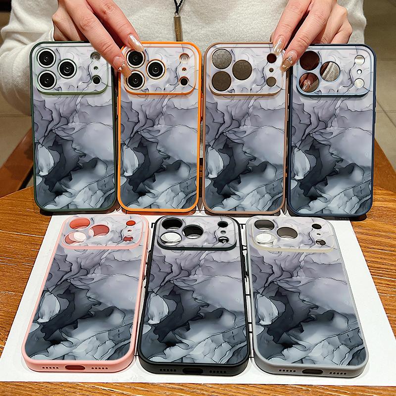 Case For iPhone 17 Pro Max Pink Marble Pattern Magnetic For Magsafe Hybrid Slim Matte Cover For iPhone 16 15 14 13 Pro Max