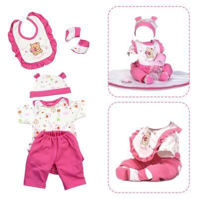 Reborn Gril Baby Doll Clothes Fits 50-55 Cm Baby Accessories Doll Girl Outfit Clothes K2X9