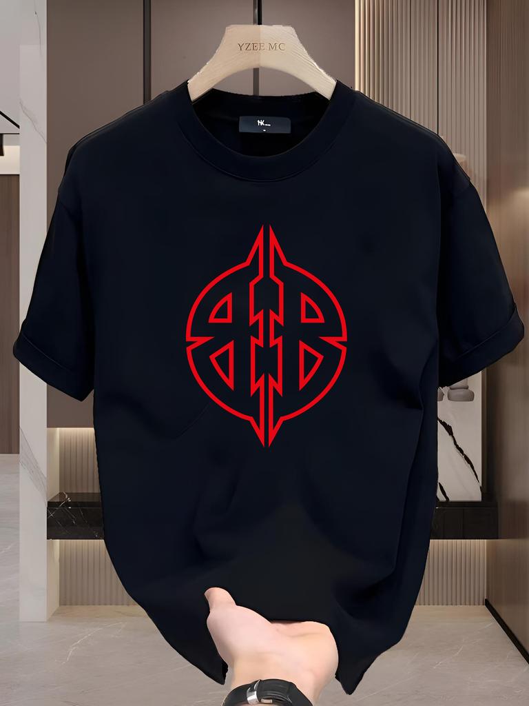 2024 Letné Unisex Krátkorukávové Tričko Unisex 100% Bavlna Potlačené Tričko Trendy Značka Neformálna Móda Tričko pre Pár