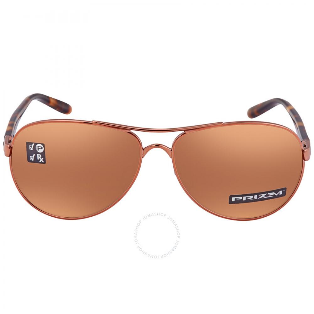 

Oakley Feedback Prizm Tungsten Polarized Pilot Ladies Sunglasses OO4079 407931 59