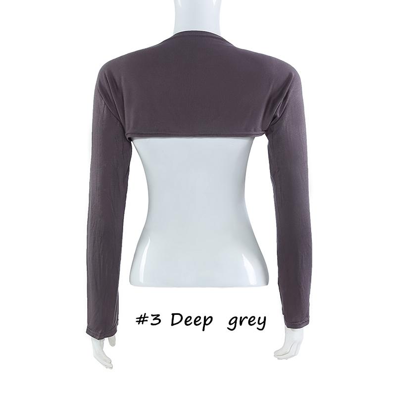 Elastic Modal Cotton Jersey Full Neck Sleeve Woman Muslim Long Arm Cover Shrug Shoulder Oversleeve Suncreen Wear Sleeves
