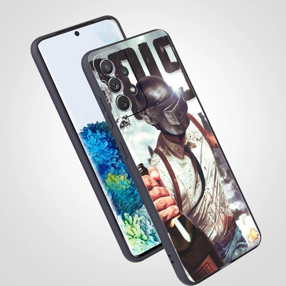 PUBG Game Telefoonhoesje Voor Samsung Galaxy A17 A07 A55 A35 A25 A15 A05s A33 5G A31 A23 A21s A13 A41 A73 A53 A51 A71 A03s S10 Cover