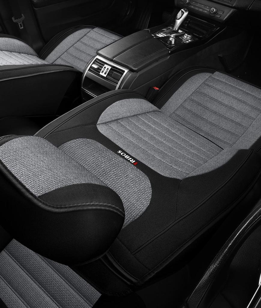 Linen Wrapped All-Season Breathable Car Seat Cushion Mat