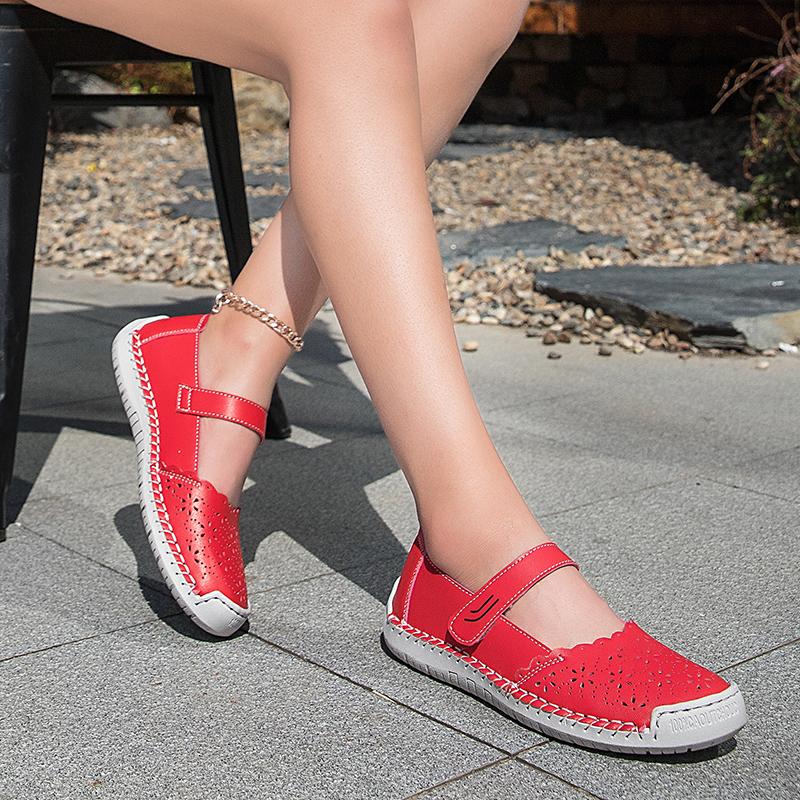 Women Sandals Summer Platform Breathable Shoes Year Leisure Mother Shoes Soft Bottom Fashion Platform Sandals Womens Shoes36-44