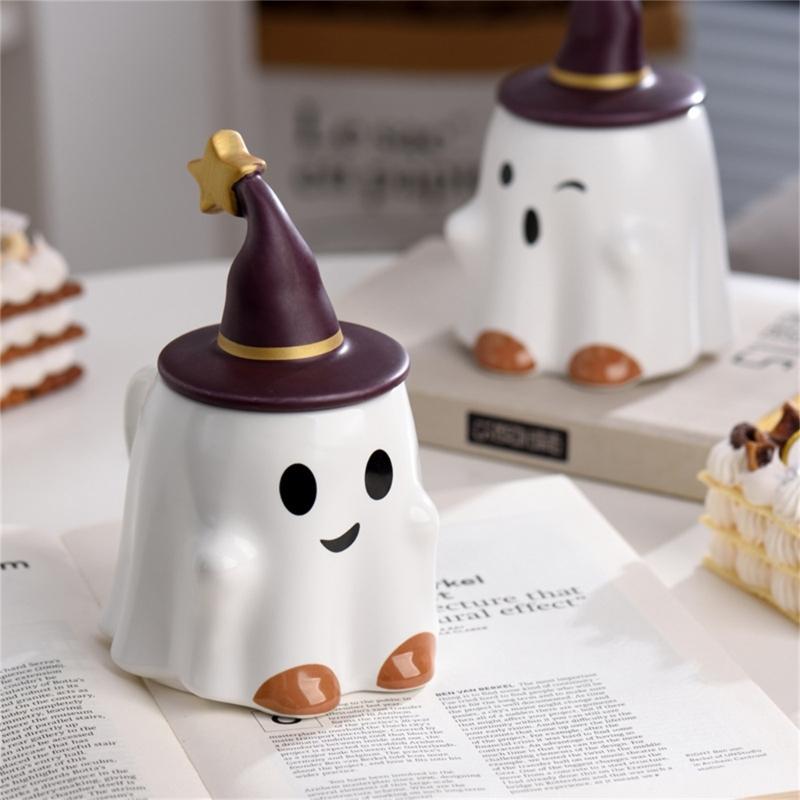 Unique 3D Goblins Themed Ceramic Mugs Large Capacity Halloween Gift Coffee Cup For Hot Chocolate Teas Halloween Gift