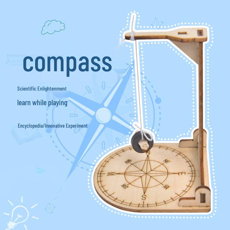 DIY Compass Model Kit for Primary School Science Projects: Educational STEM Toy