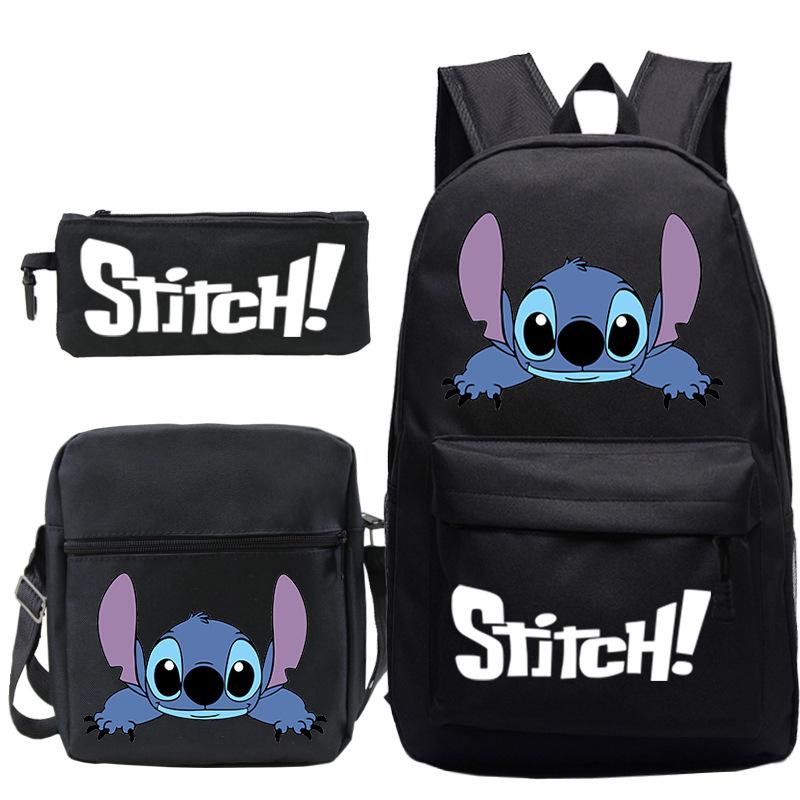 Children'S Backpack Cartoon Printed Schoolbag Shoulder Bag Pencil Case Set