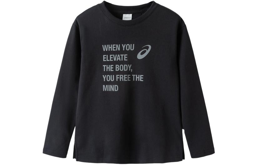 ASICS Kids T Shirts Crew Neck Thin 331241003030 110