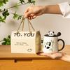 Mug Gift Box New Style Women's Panda Cup Souvenir Ceramic Water Cup Coffee Cup