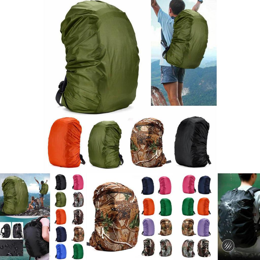 35l-80l Vodotěsný Prachotěsný Přenosný Kempingový Batoh Cestovní Taška s Pláštěnkou pro Outdoorová Dobrodružství