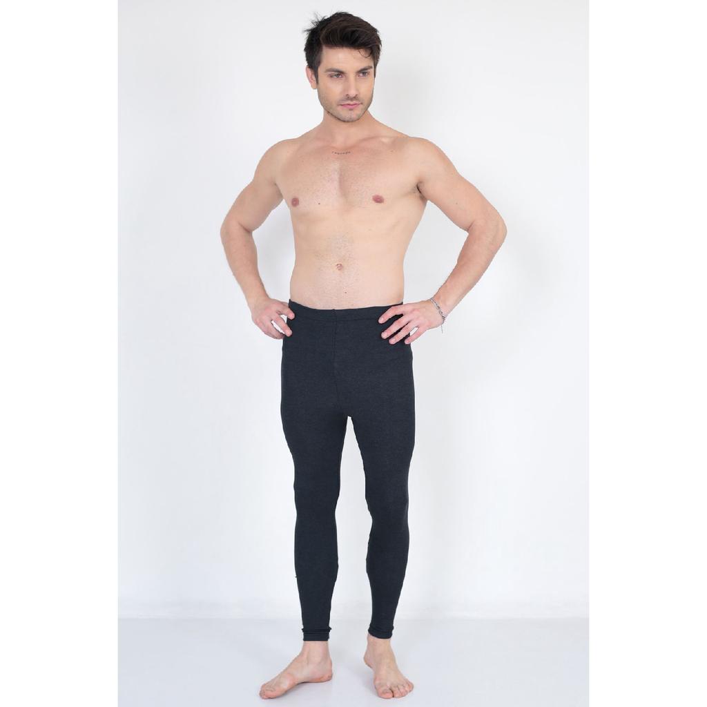 Erhabene Thermounterwäsche | Unisex Thermostrumpfhose aus Baumwolle Schwarz