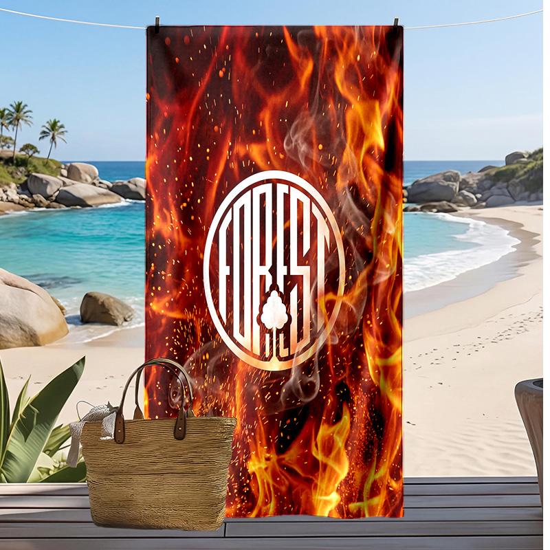 Toalla de Playa con Estampado de Fútbol Nottingham Forest, Toalla Grande Suave de Secado Rápido para Playa, Camping, Natación